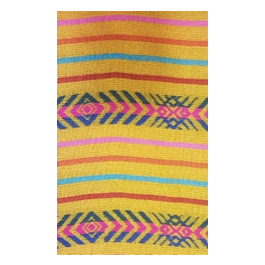 Cambaya Bordada Raya Amarillo Mango | La Parisina