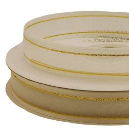 Homeford Cinta De Organza Transparente Con Borde Satinado, 3/8 Pulgadas, 25 Yardas, Melocotón Claro