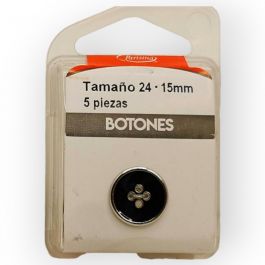 15 Bottoni In Plastica Tondi 12 Mm, Vari Colori (scegli Il Colore), K105, Per Cucito E Fai-da-te