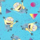 Acolchado Disney Minions Geo Azul Cielo