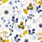 Acolchado Capitonado Zara Flor Mediana Blanco.