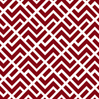 Acolchado Capitonado Zara Rombo Rojo Vino.