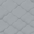 Acolchado Saturno Geometrico Gris Perla