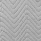 Acolchado Saturno Moderno Gris Perla