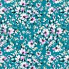 Jamaica 1.50 Estampado Flor Mediana Verde Menta