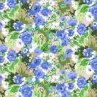 Jamaica 1.50 Estampado Flor Chica Azul Turquesa