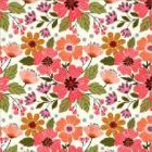 Jamaica 1.50 Estampado Flor Chica Rojo