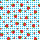 Micro Fibra Cocina Fresas Azul Turquesa