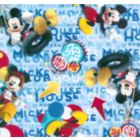 Micro Fibra Disney Mickey Lunares Azul Cielo