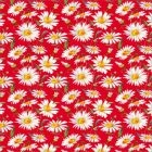 Silky Estampado 1.10 Flor Chica Rojo