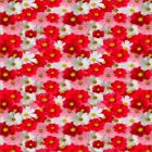 Silky Estampado 1.10 Flor Mediano Rojo