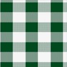 Blancos Mantel Domino Preteñido Cuadro Chico Verde Bandera