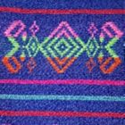 Cambaya Bordada Azteca Azul Rey
