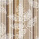 Decoración Tulum Raya Con Hoja Café Beige