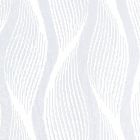 Cortina Gasa Santorini Ondas Blanco