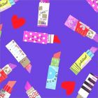 Decoración Infantil Lipstik Morado