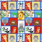 Decoración Infantil Retratos Zoo Azul Rey