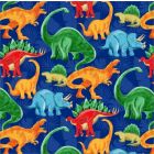 Decoración Infantil Dinosaurios Azul Marino
