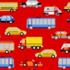 Decoracion Infantil Coches Rojo
