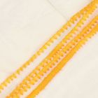 Franela Festonada Liso Amarillo Canario