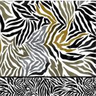 Magaly Estampado Cenefa Zebra Negro