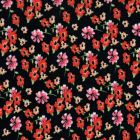 Magaly Estampado Flor Chica Negro