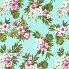 Magaly Estampado Flor Chica Verde Menta