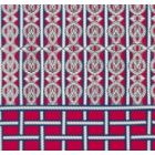 Microbrillalin Estampada Cuerdas Rojo