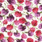 Linnen Estampado Flor Chica Blanco