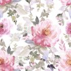 Loneta Italiana Flor Chica Gris Oxford
