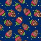Mantel Roco Fresas Azul Marino