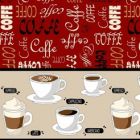 Mantel Roco Cenefa Café Rojo
