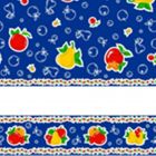Mantel Sevilla Manzanas Azul Marino