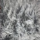 Peluche Pelo Largo Liso Gris Plata