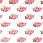 Plastico Cristamesa Bouquet Hueso