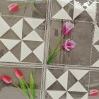 Plastico Cristamesa Tulipanes Blanco