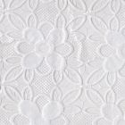 Plástico Mantel Encaje PVC Uva Blanco