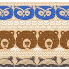 Polar Flannel Animalitos Café Beige