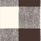 Polar Flannel Borrego Estampado Café Chocolate