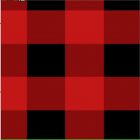 Polar Flannel Borrego Estampado Rojo