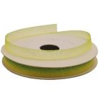 Listón Organzin Arcoiris Amarillo-Verde #1.5 9 mm