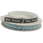 Listón De Organza Baby Shower Azul