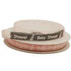 Listón De Organza Baby Shower Rosa
