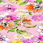 Rayon Chalis Flor Mediana Rosa Palo
