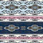 Rayon Chalis Cenefa Rosa Palo