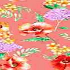 Rayon Chalis Flor Grande Rosa Palo