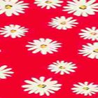 Rayon Chalis Flor Chica Rojo