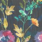 Rayon Flame Estampado Cenefa Azul Marino