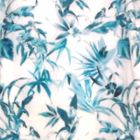 Rayon Flame Estampado Cenefa Azul Turquesa