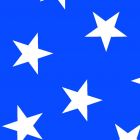 Razo Satin Carnaval Estrella Azul Rey